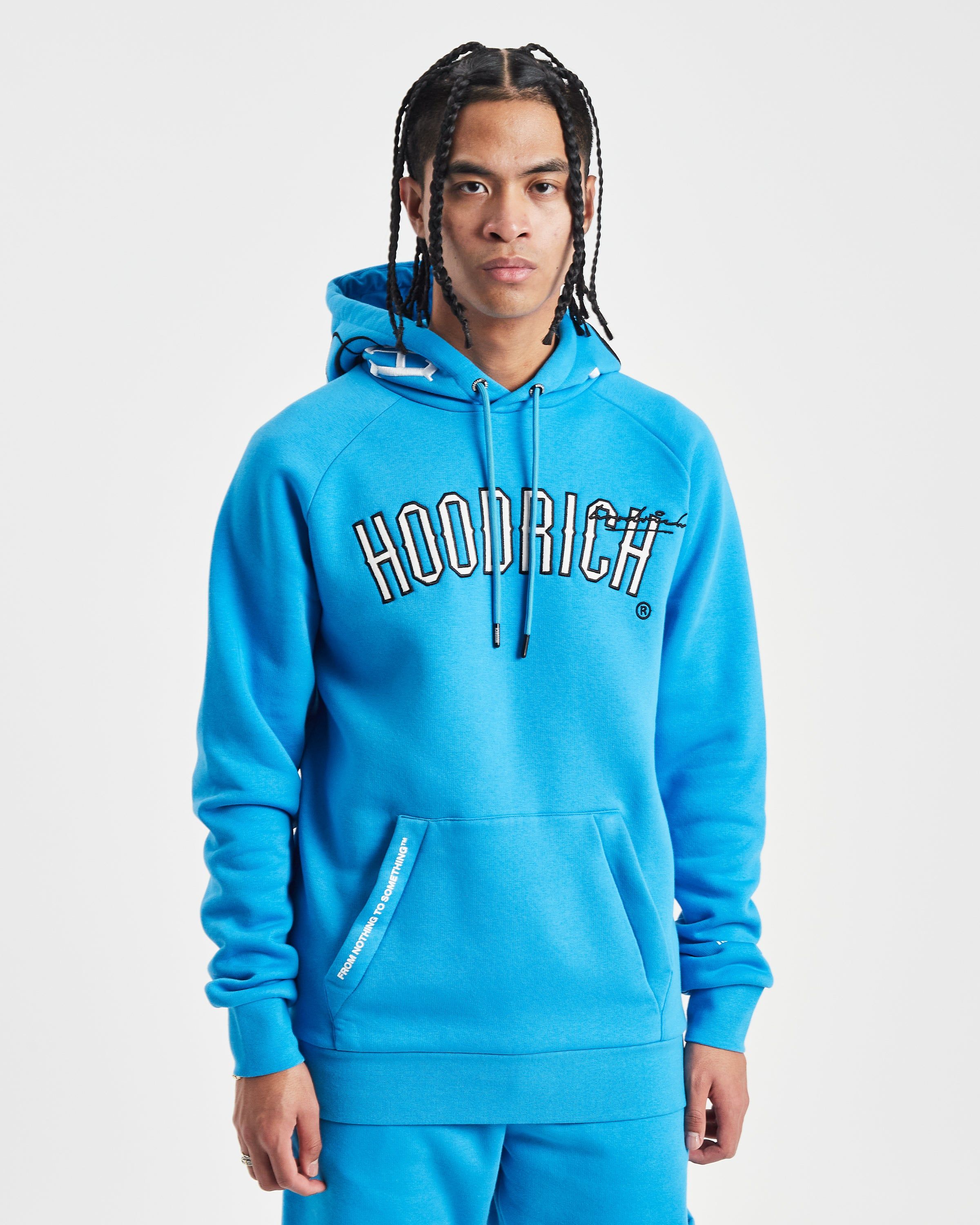 OG Heat Hoodie - Malibu Blue/White/Black sold by Hoodrich