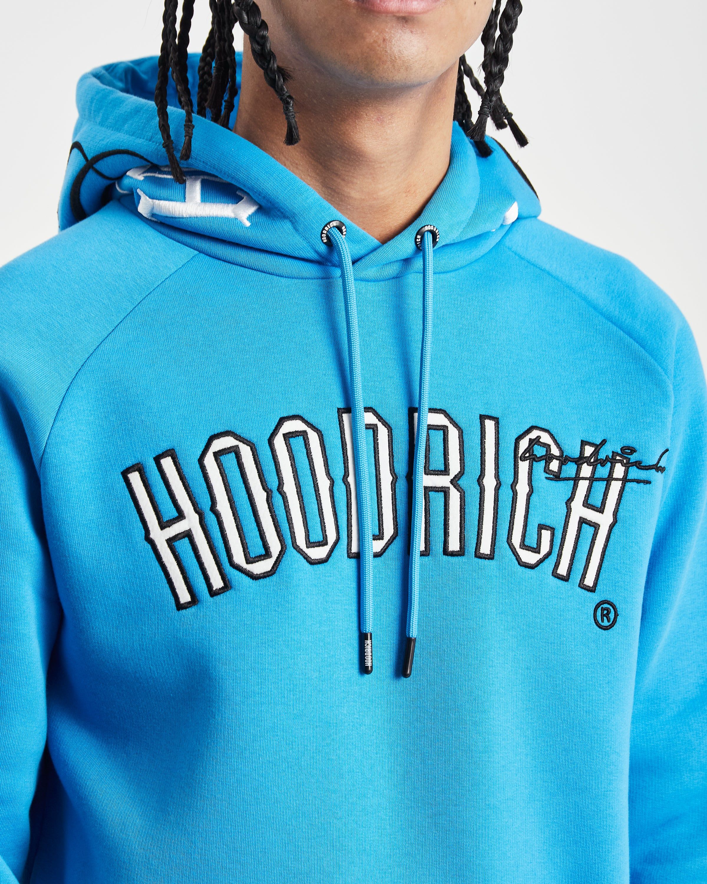 OG Heat Hoodie - Malibu Blue/White/Black sold by Hoodrich product image thumbnail 3