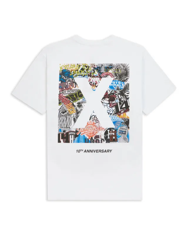 Ten Years Deep Oversized Tee - White sold by Hoodrich