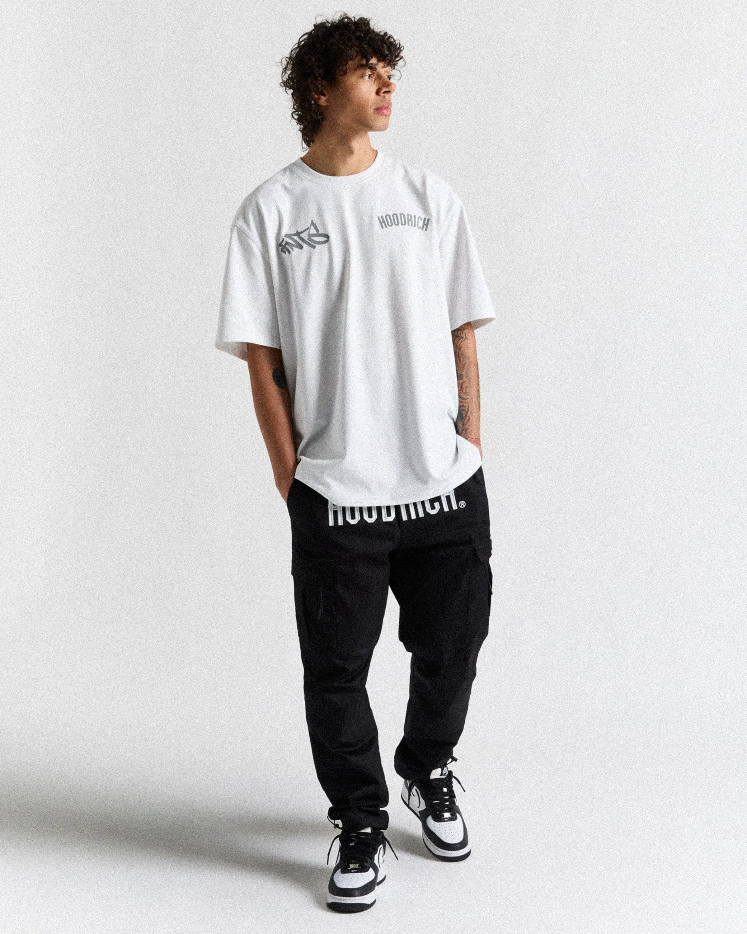 Graffiti Shutter T-Shirt - White/Grey sold by Hoodrich product image thumbnail 4