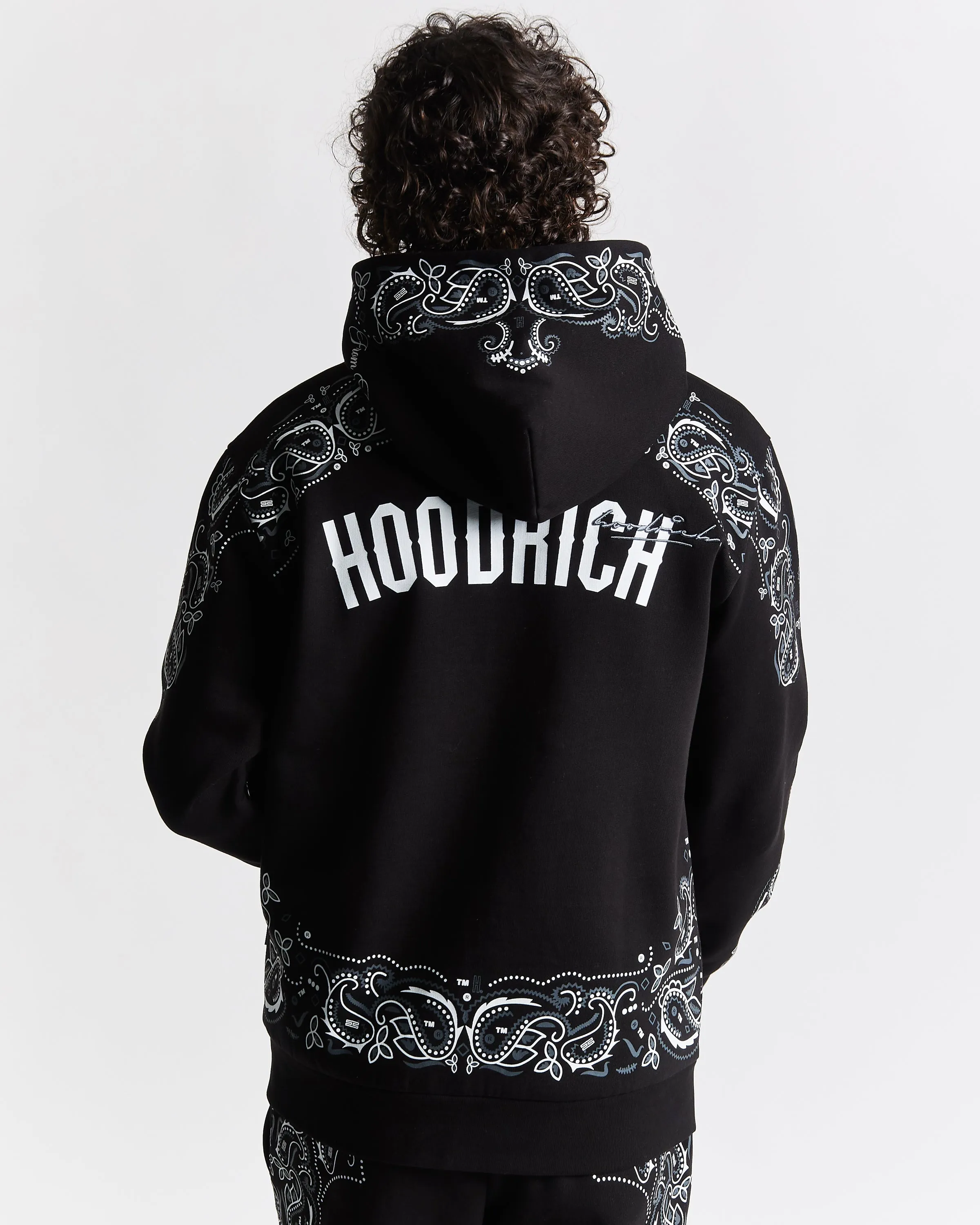 OG Motif Hoodie - Black/white/Grey sold by Hoodrich product image thumbnail 2