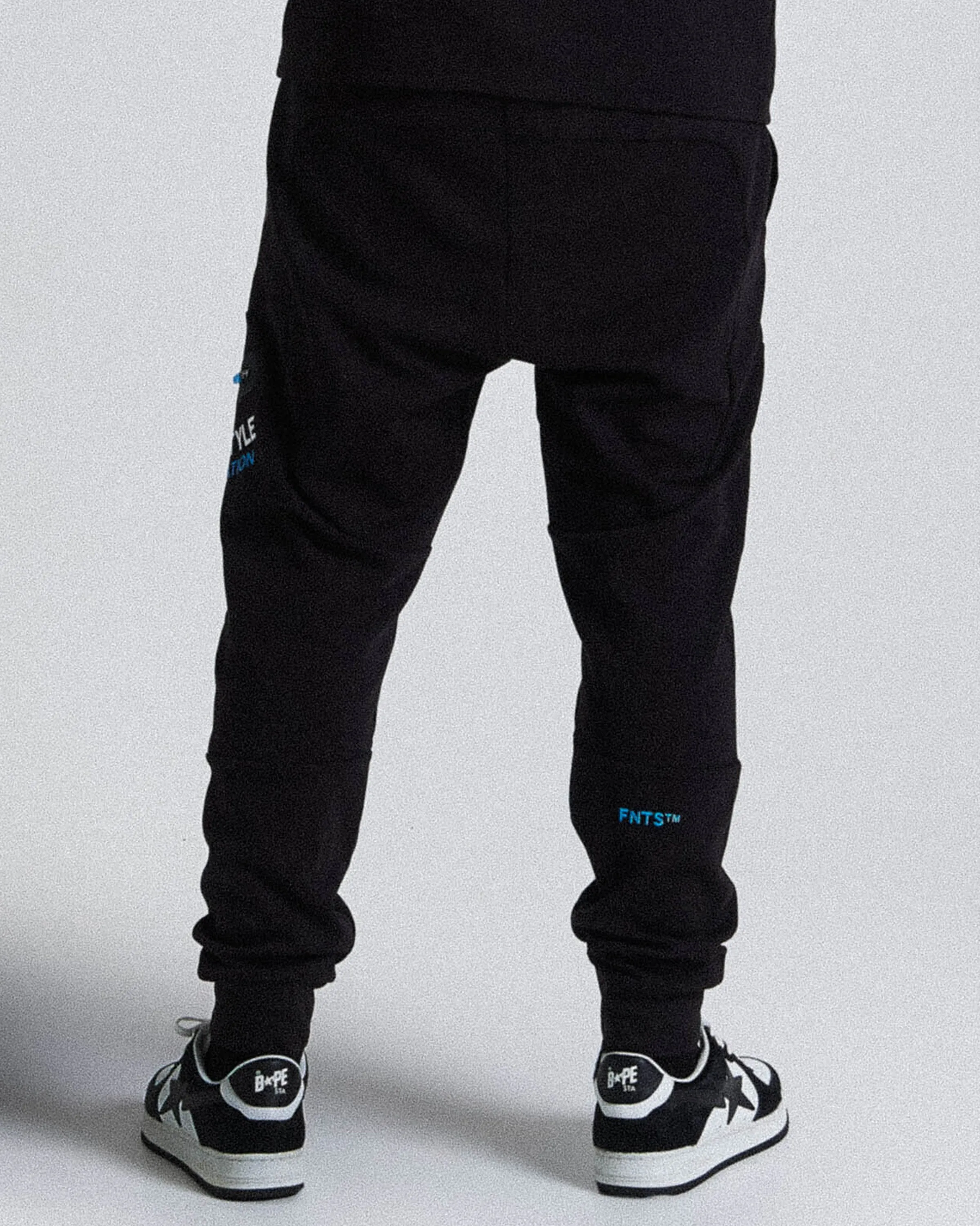 Circuit Joggers - Black/White/Blue sold by Hoodrich product image thumbnail 5