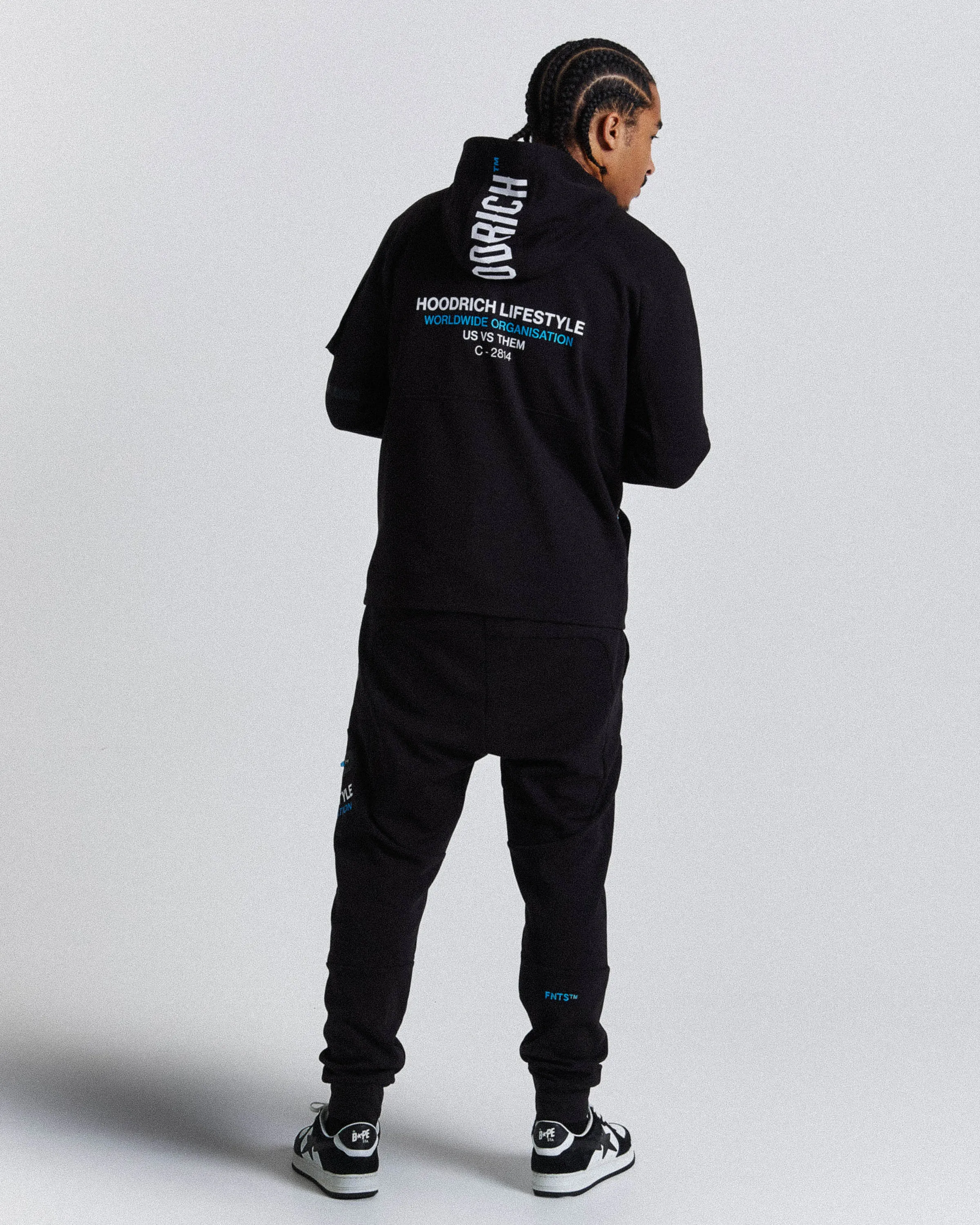 Circuit Joggers - Black/White/Blue sold by Hoodrich product image thumbnail 2