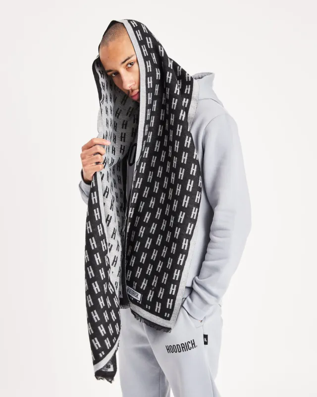 OG Exclusive Reversible Scarf - Black/Grey sold by Hoodrich