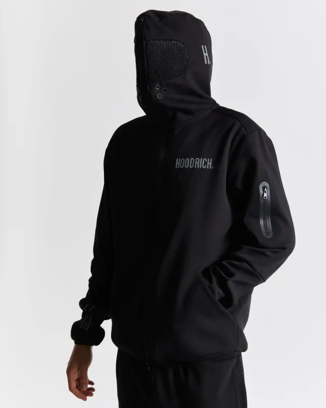Virtue Full Zip Hoodie - Black/Reflective sold by Hoodrich