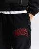 Split Oversized Jogger - Black/White/Red sold by Hoodrich