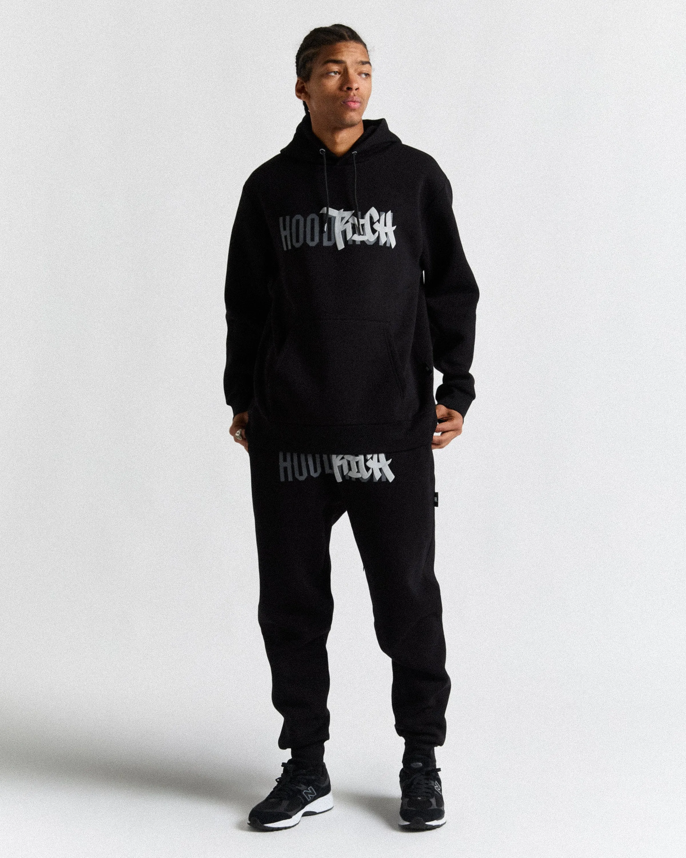Graffiti Joggers - Black/Greys sold by Hoodrich product image thumbnail 3