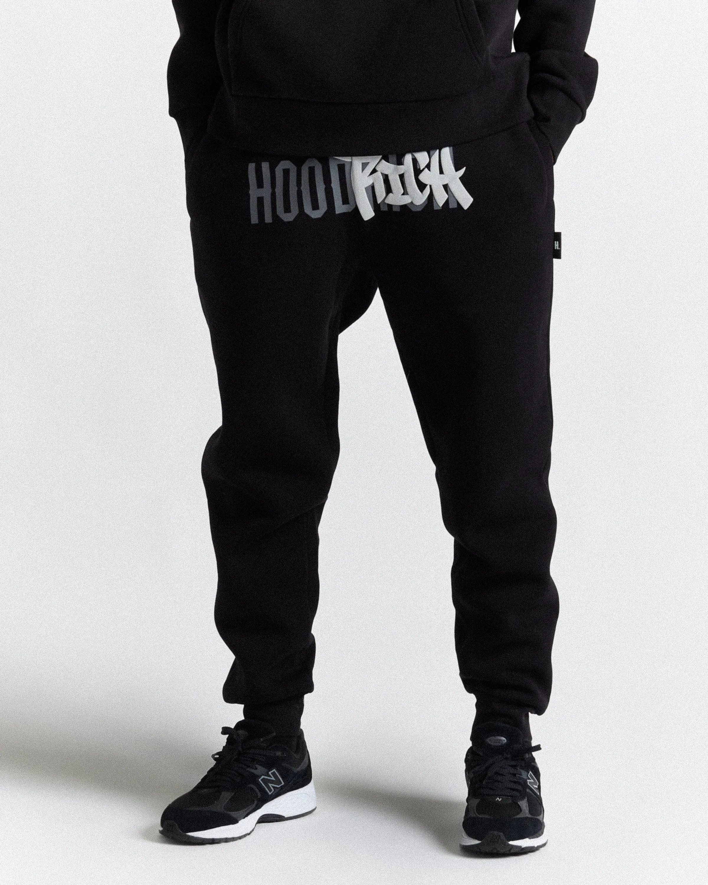 Graffiti Joggers - Black/Greys sold by Hoodrich product image thumbnail 2