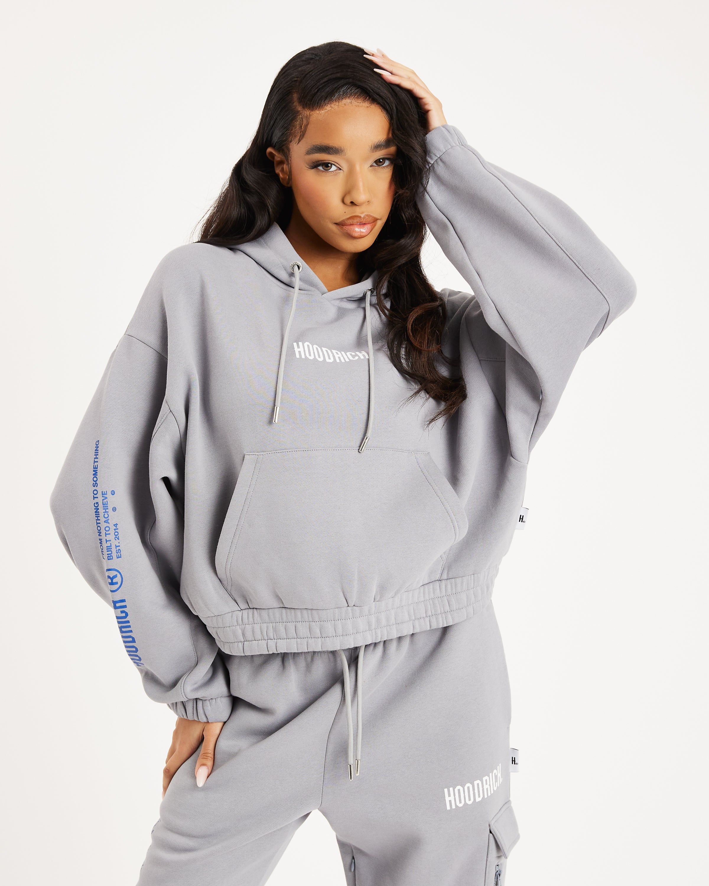 OG Revolve Hoodie - Weathervane/White/Déjà vu Blue sold by Hoodrich product image thumbnail 3
