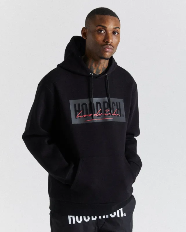 Etch Hoodie - Black/Red sold by Hoodrich