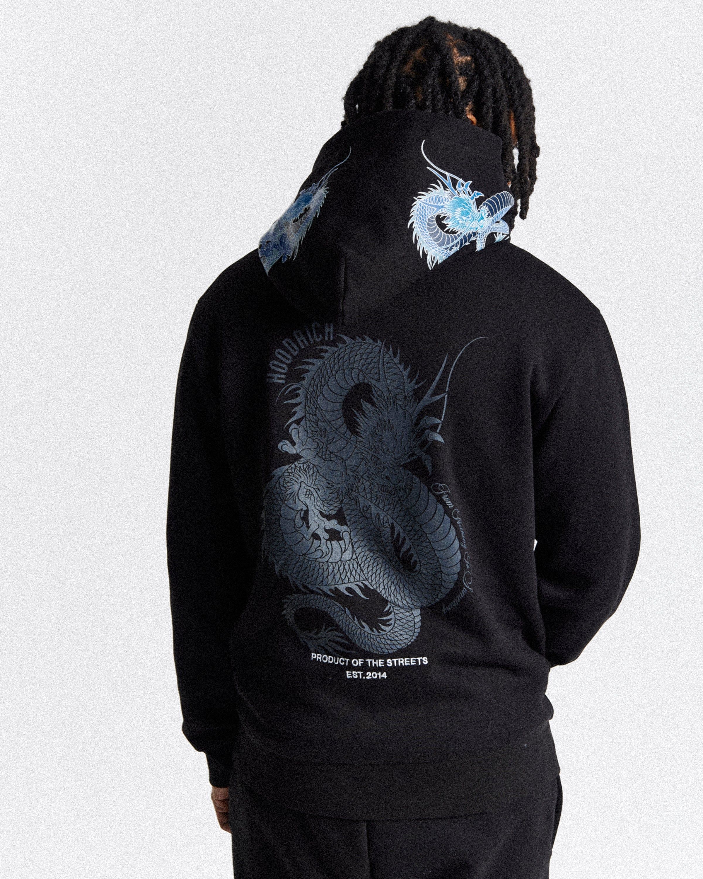 Beast Hoodie - Black/White/Blue sold by Hoodrich product image thumbnail 3