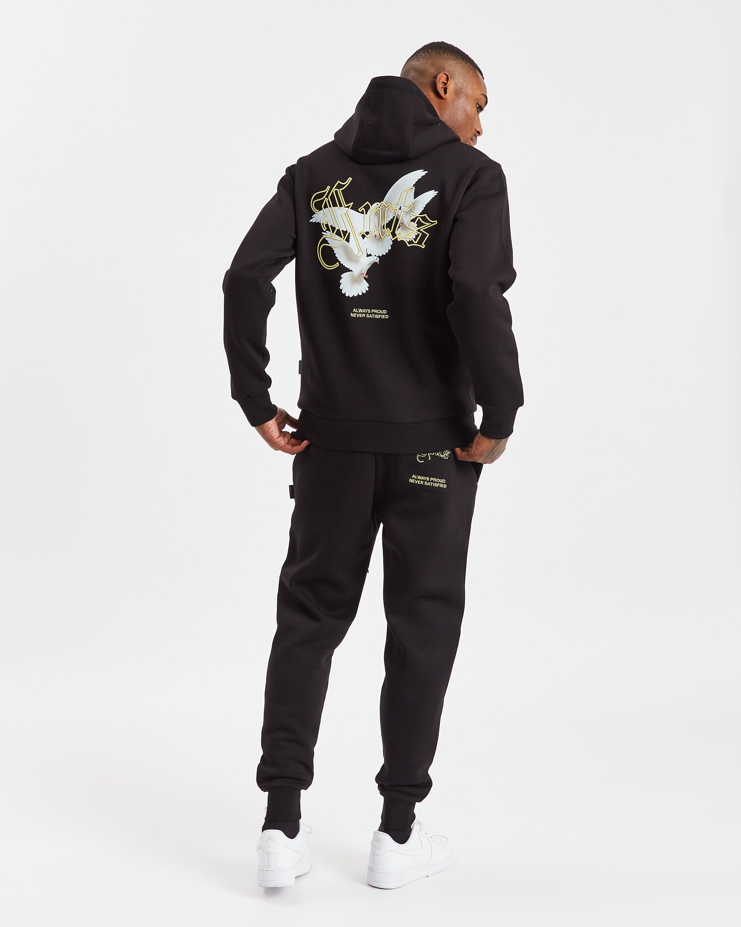 OG Take Flight Hoodie - Black/White/Illuminating sold by Hoodrich product image thumbnail 3