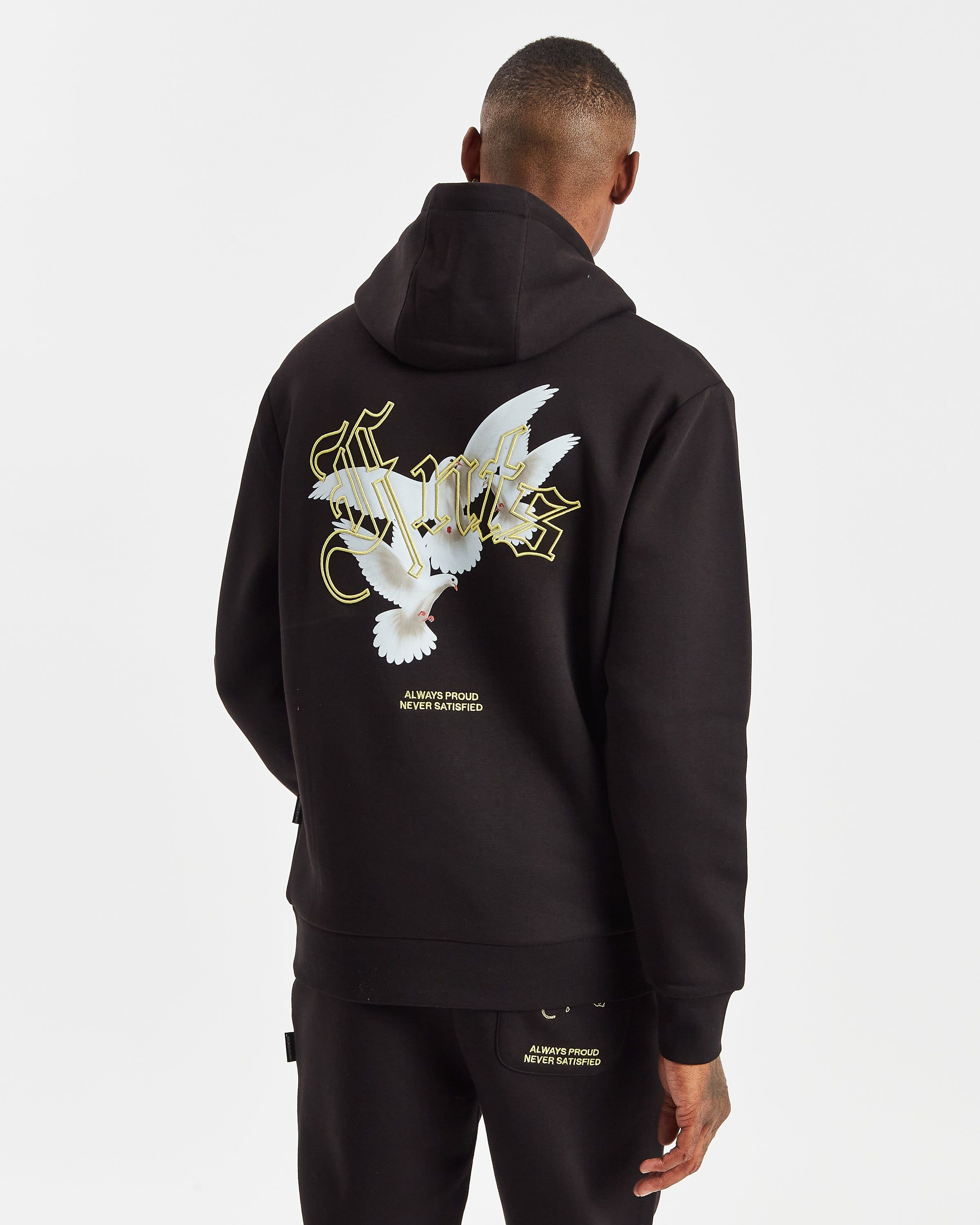 OG Take Flight Hoodie - Black/White/Illuminating sold by Hoodrich product image thumbnail 2