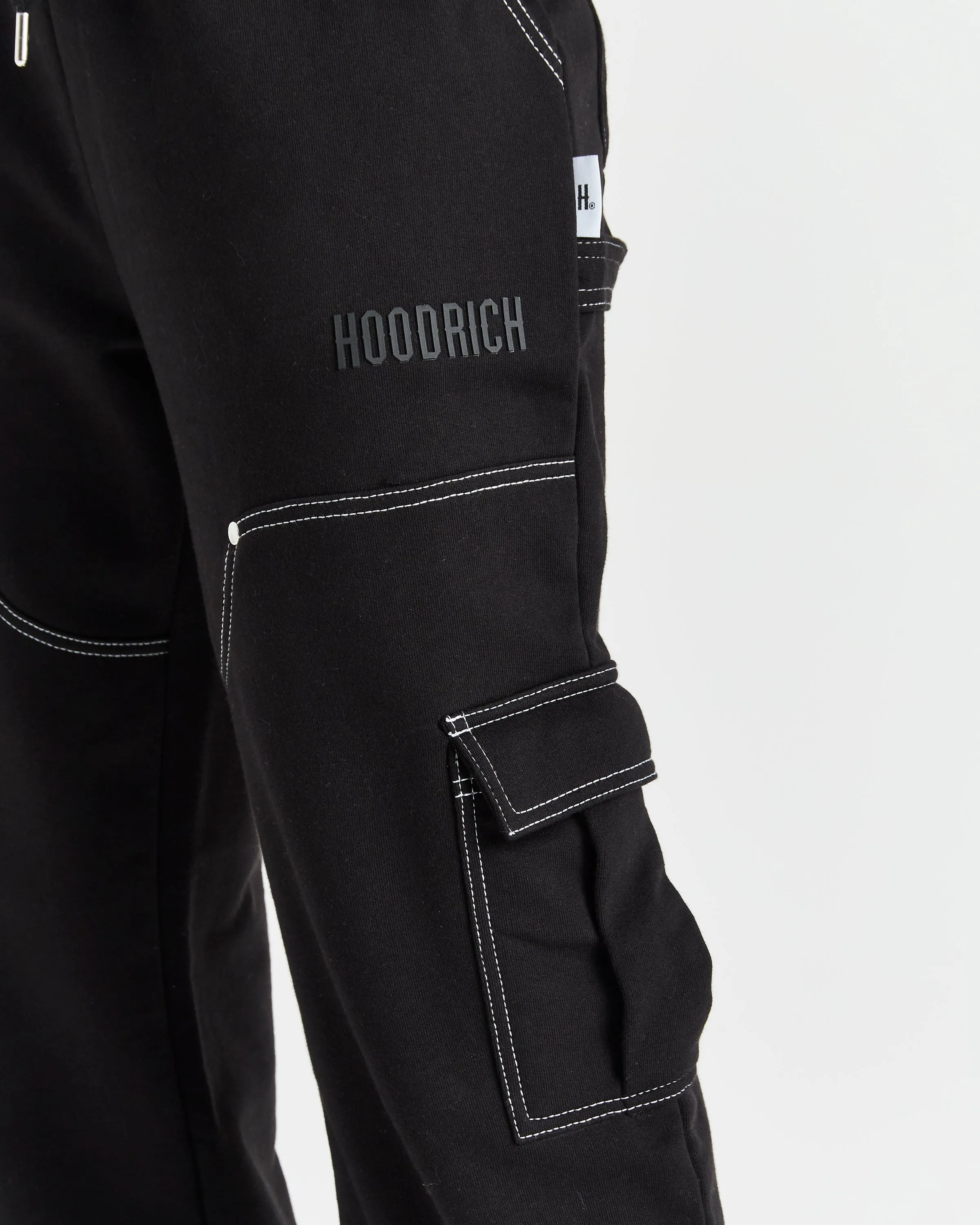 Adorn Open Hem Joggers - Black sold by Hoodrich product image thumbnail 5