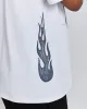 Inferno Oversized T-Shirt - White/Grey/Red sold by Hoodrich