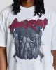 Inferno Oversized T-Shirt - White/Grey/Red sold by Hoodrich