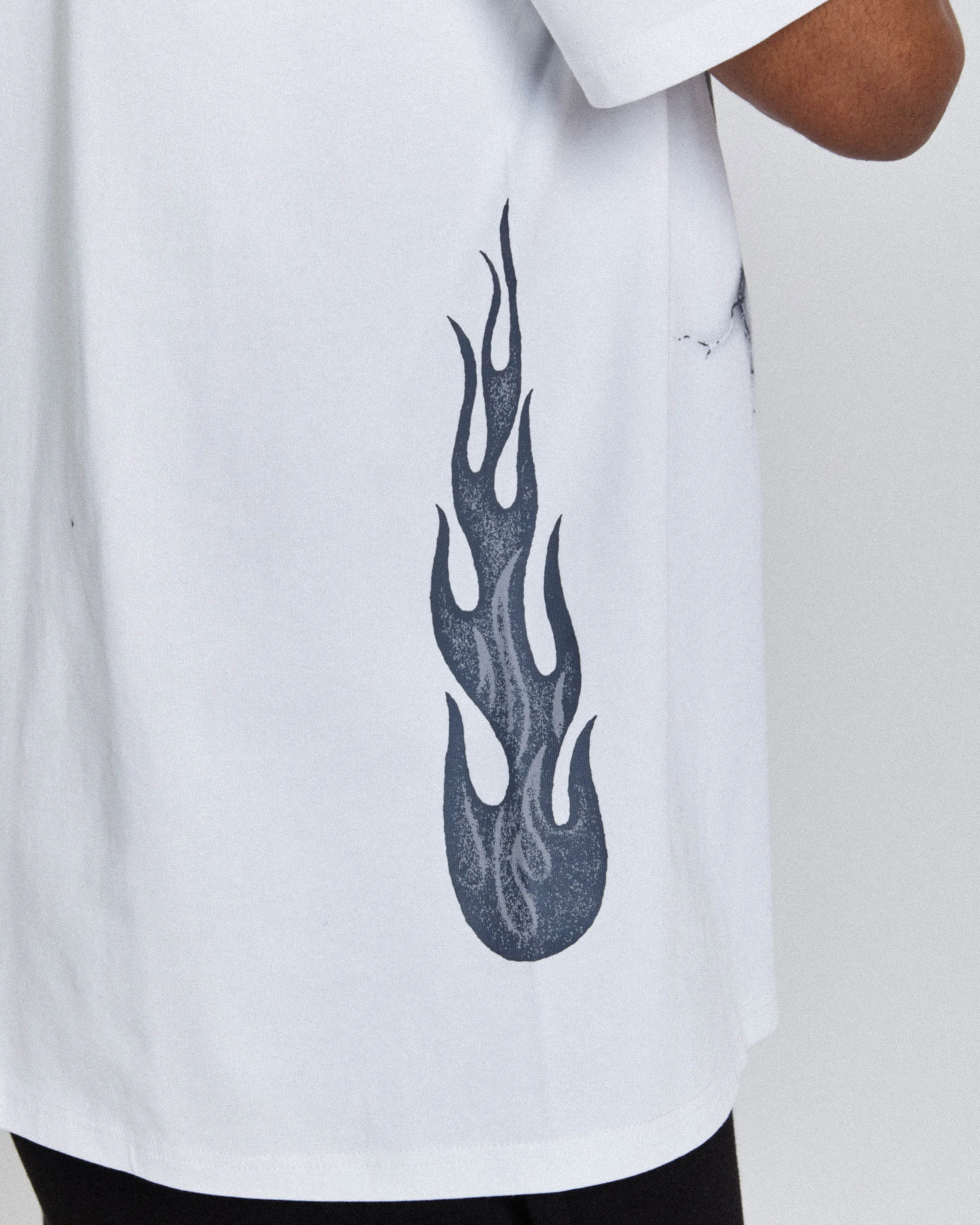 Inferno Oversized T-Shirt - White/Grey/Red sold by Hoodrich product image thumbnail 5
