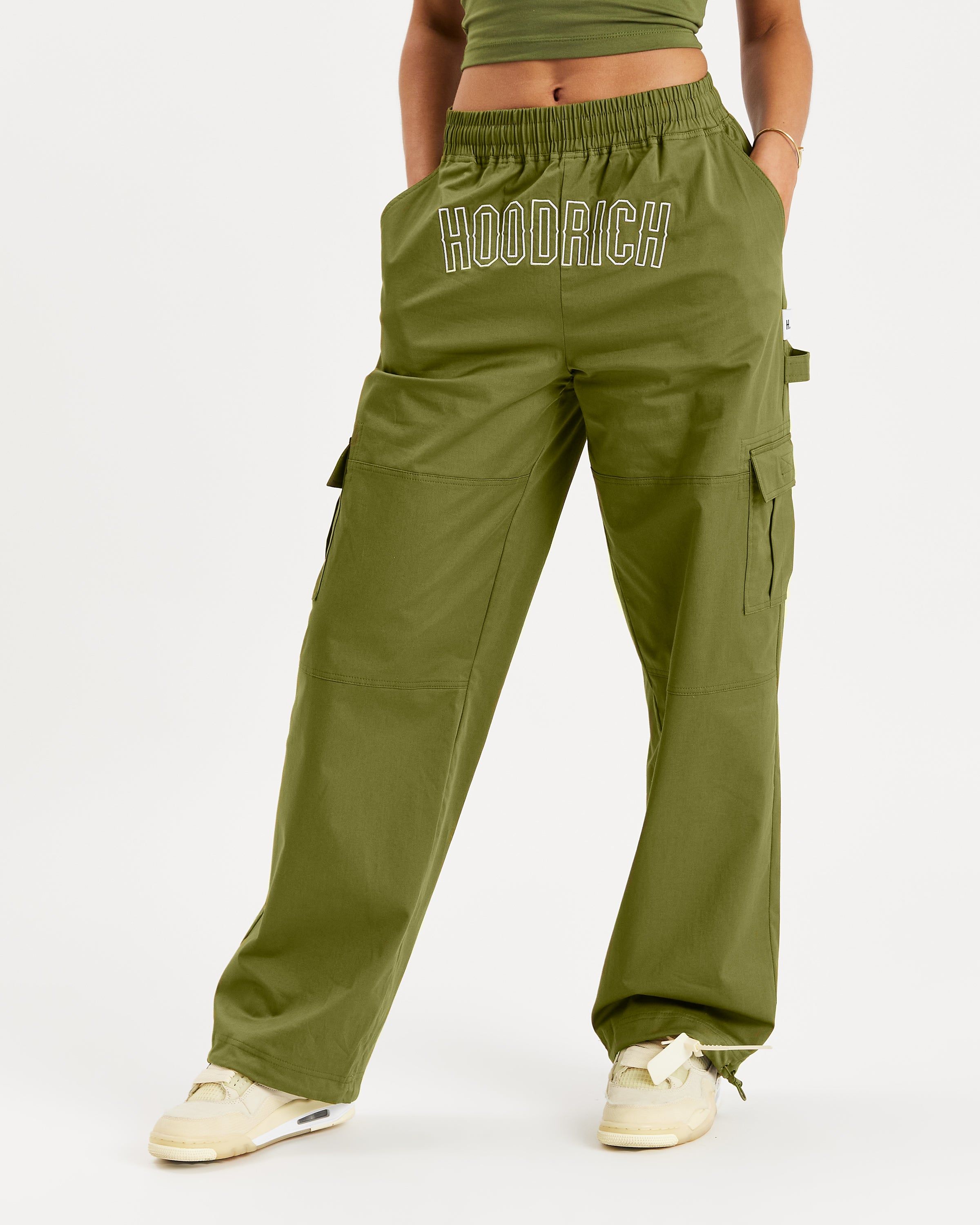 OG Combat Cargo Pants - Olive Green/White sold by Hoodrich product image thumbnail 2