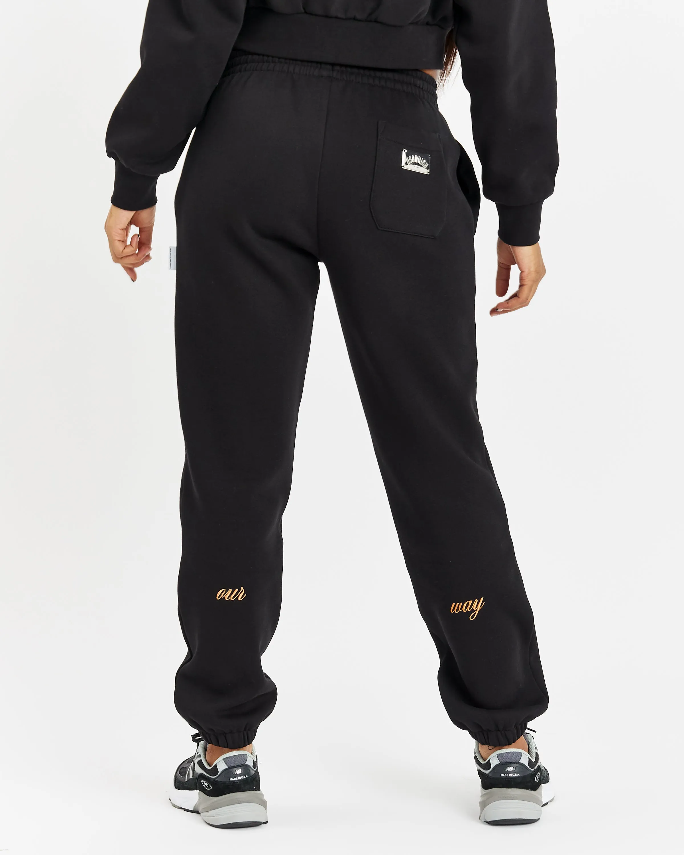 Aura Jogger - Black/Silver/Orange sold by Hoodrich product image thumbnail 5