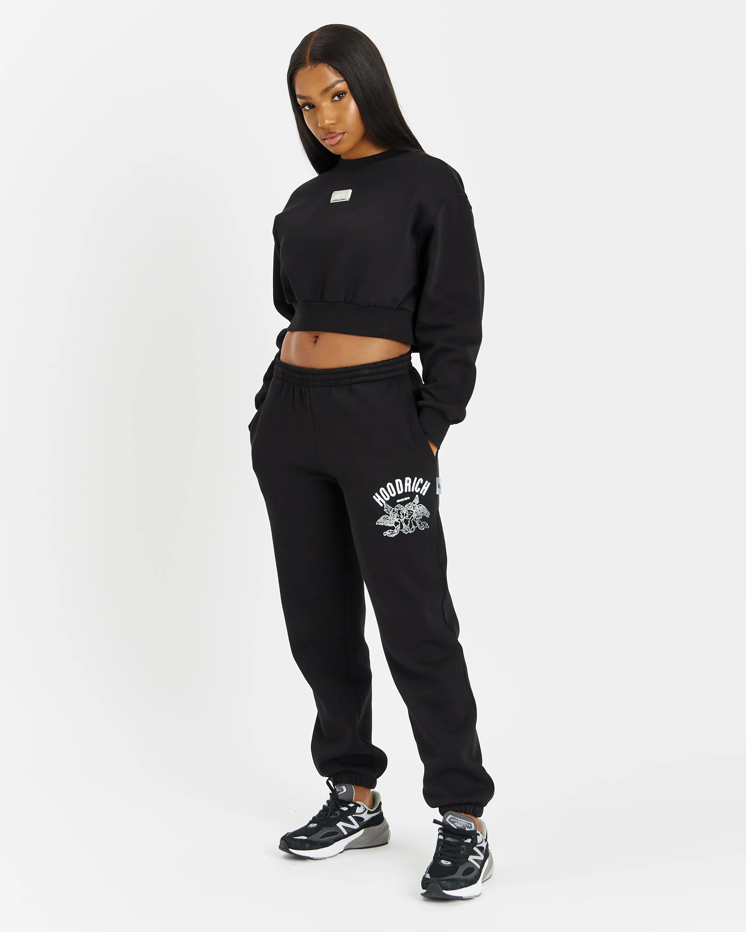 Aura Jogger - Black/Silver/Orange sold by Hoodrich