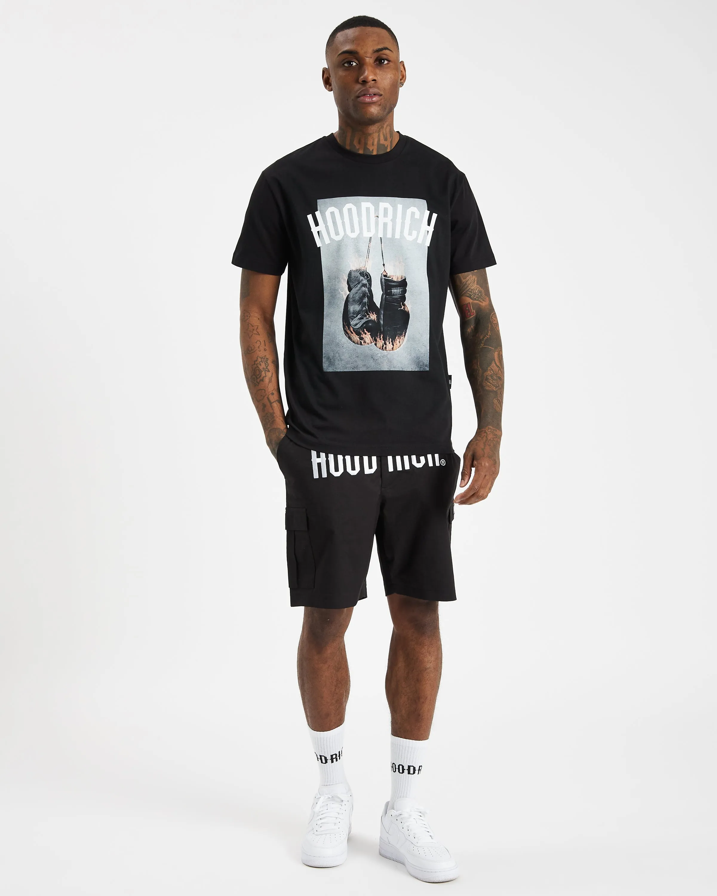 OG Fighter T-shirt - Black/White sold by Hoodrich product image thumbnail 3