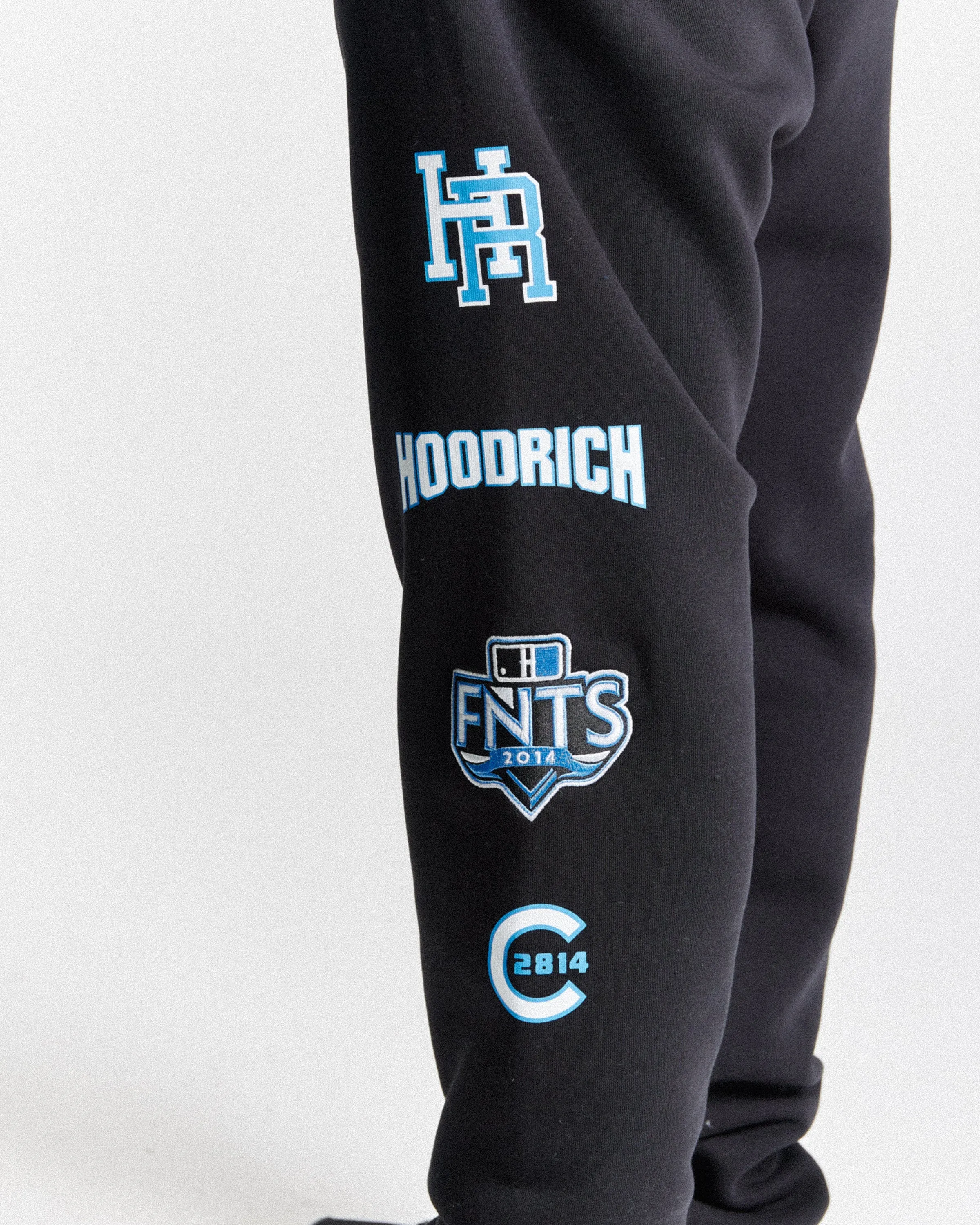 Rival Joggers - Black/White/Blue sold by Hoodrich product image thumbnail 3