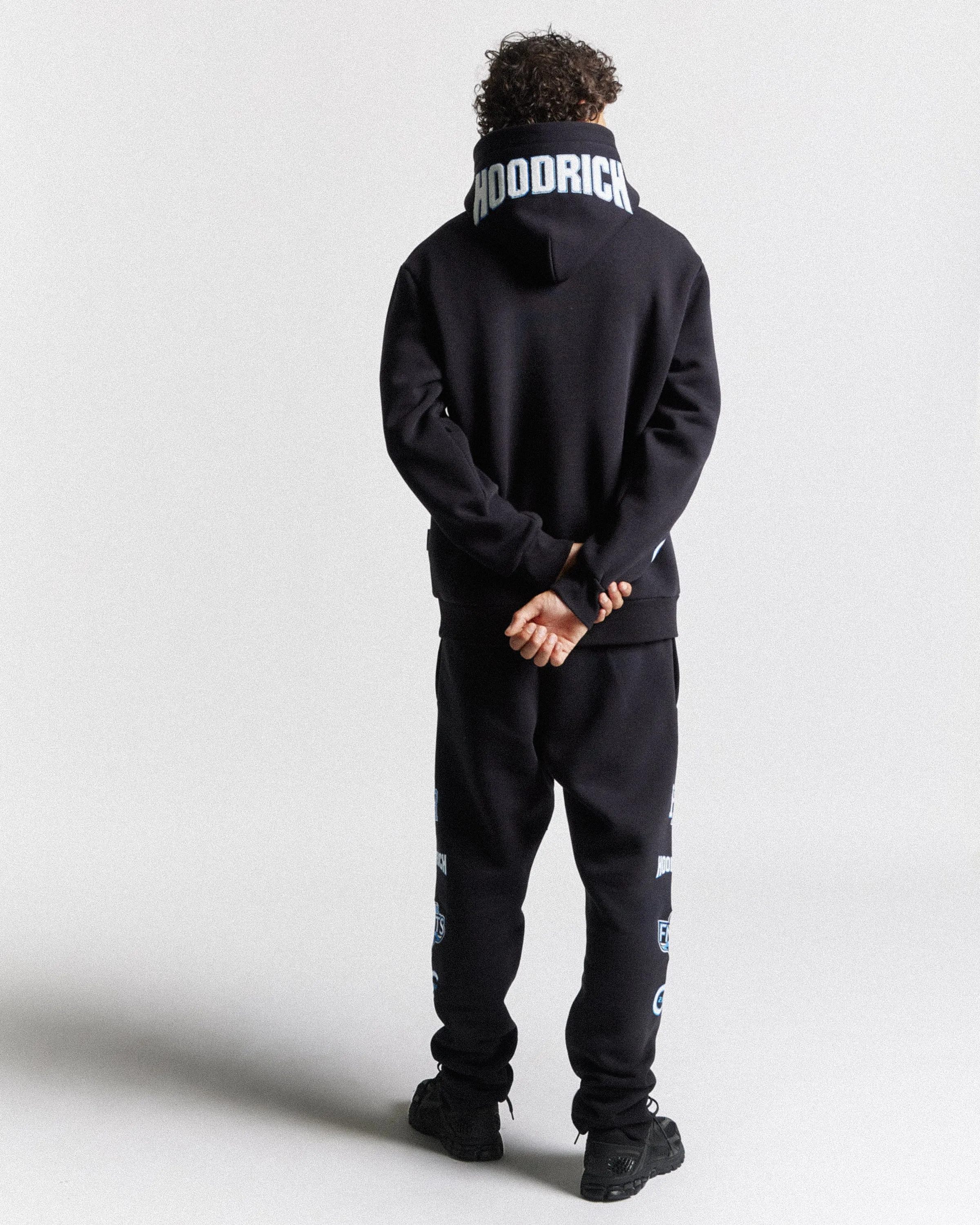 Rival Joggers - Black/White/Blue sold by Hoodrich product image thumbnail 4