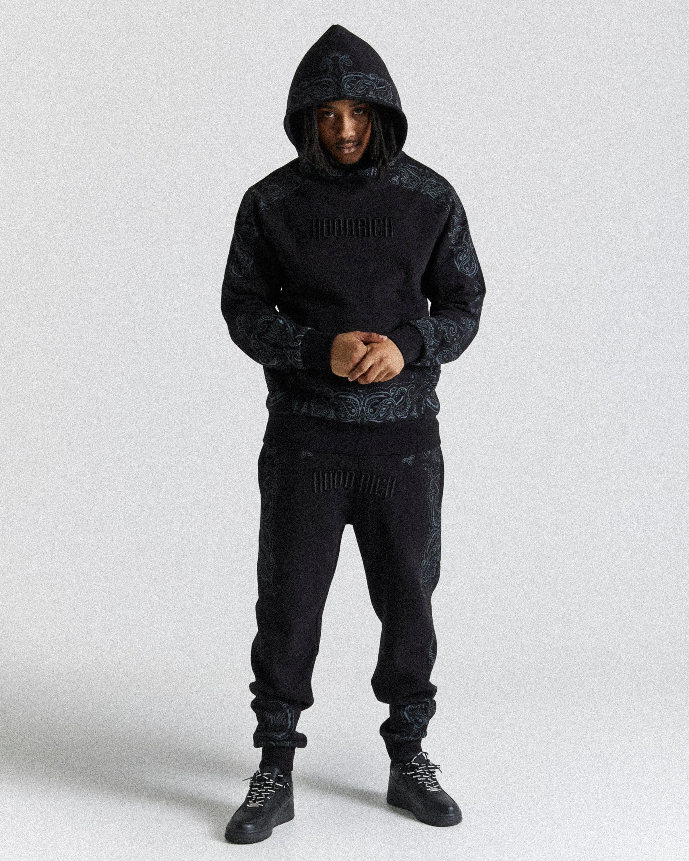 Motif Joggers - Black/Grey sold by Hoodrich product image thumbnail 2