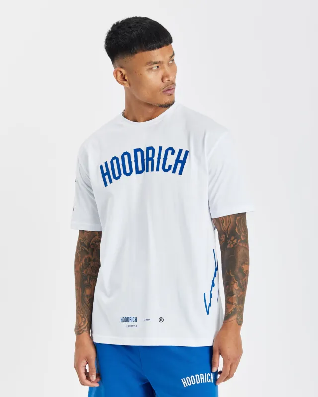 OG Tycoon T-shirt - White/Blue/Black sold by Hoodrich