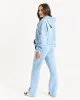 OG Staple Wide Leg Joggers - Placid Blue/White sold by Hoodrich