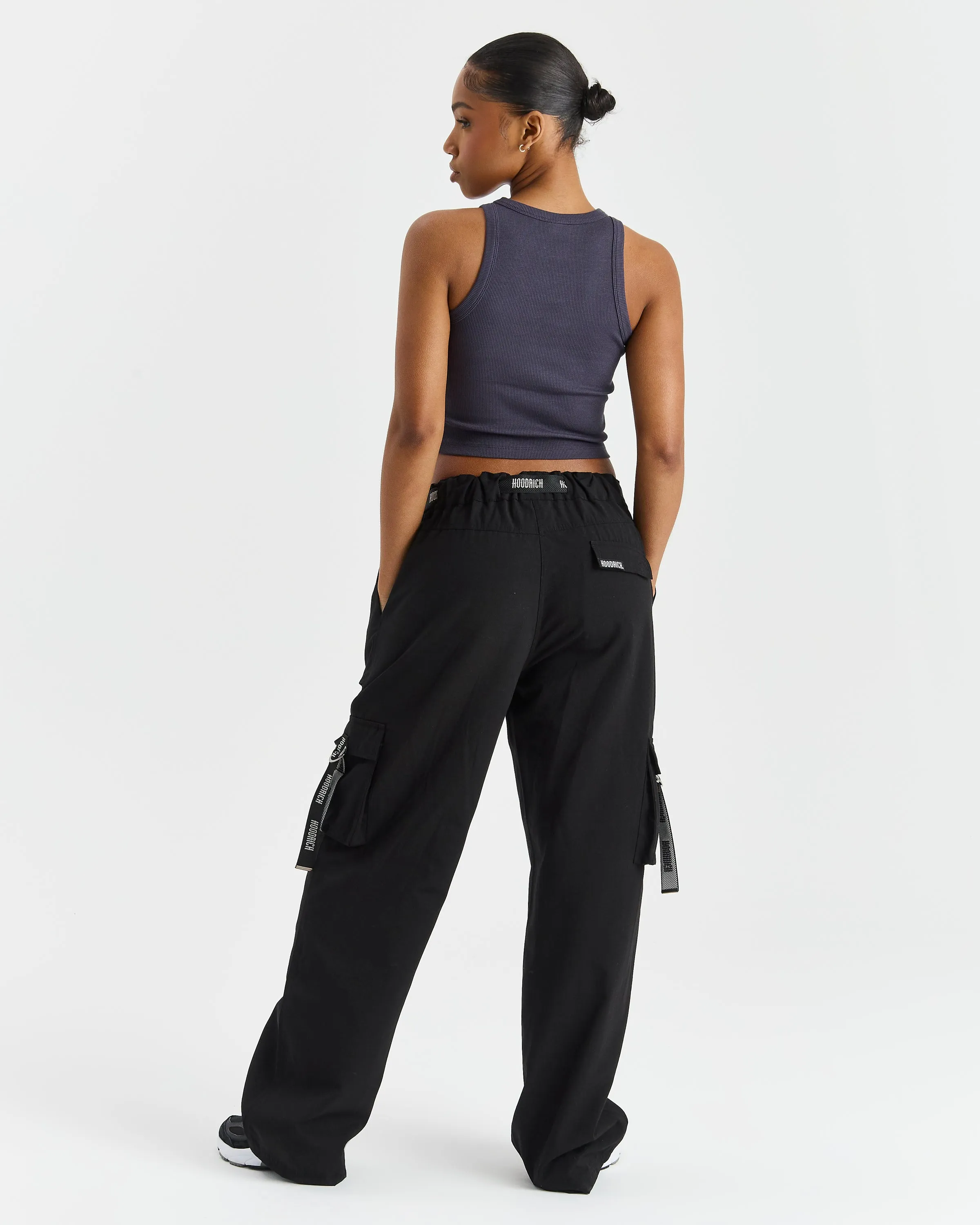 Premier Woven Cargo Pants - Black sold by Hoodrich product image thumbnail 3