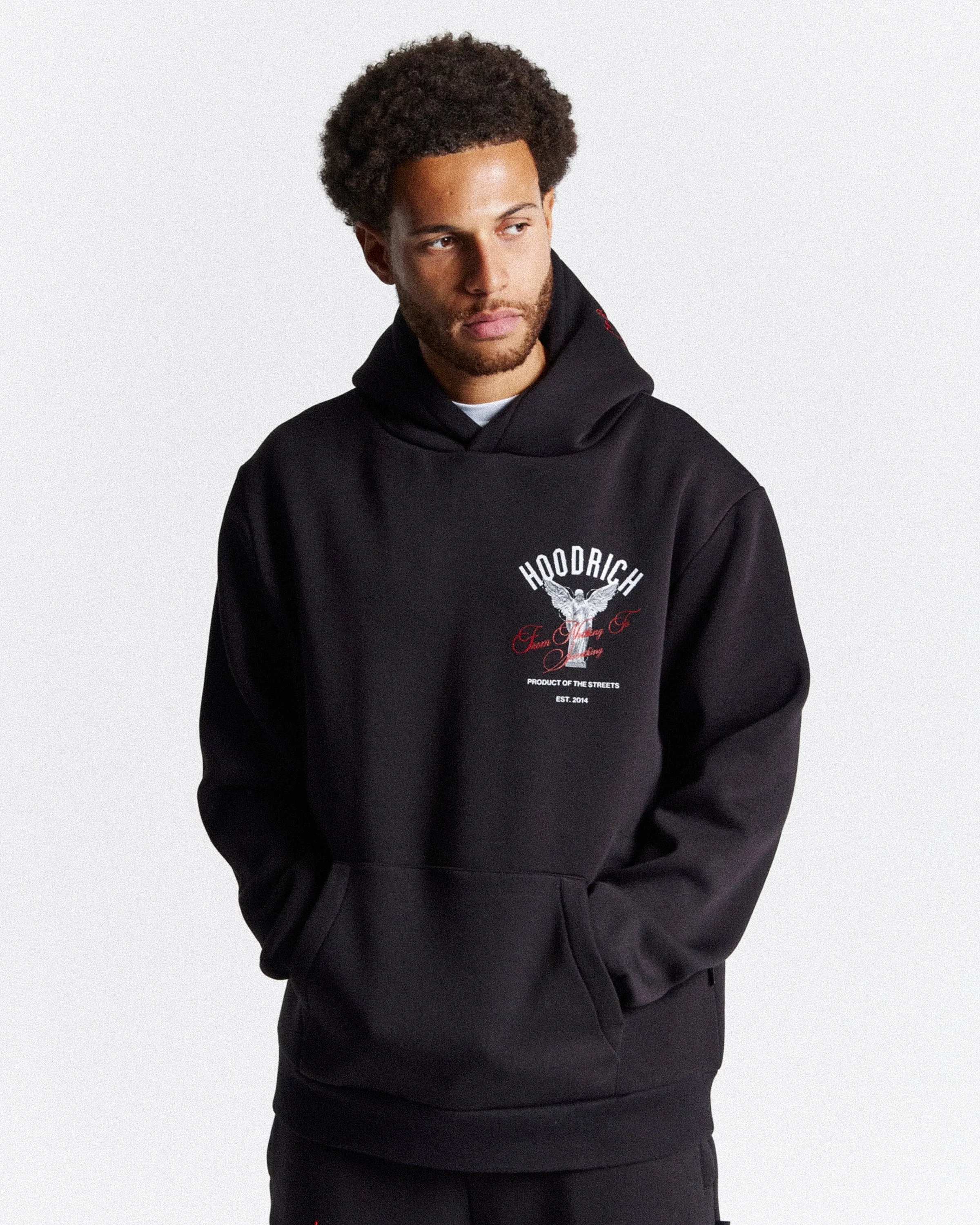 Vital Hoodie - Black/White/Red sold by Hoodrich product image thumbnail 2
