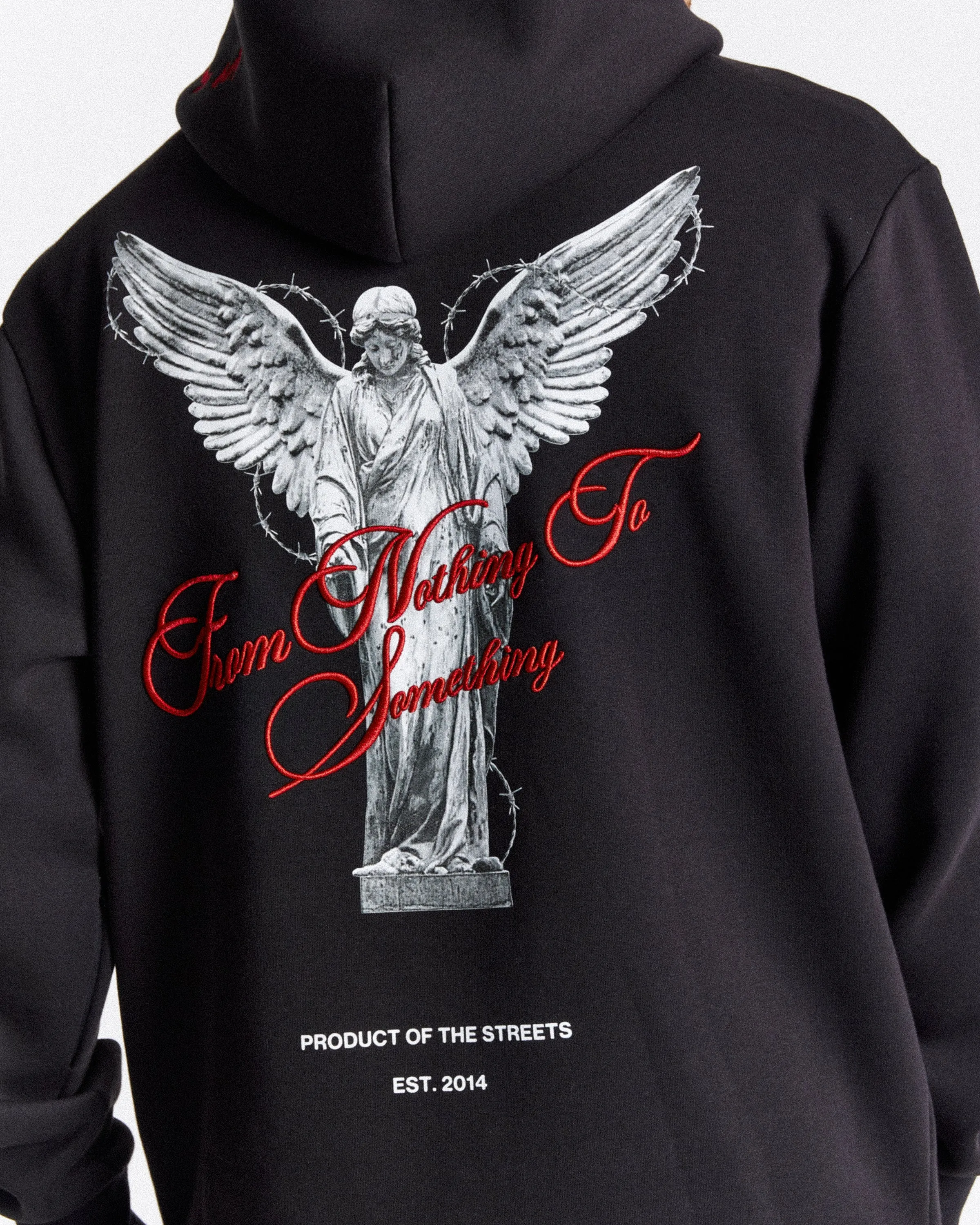 Vital Hoodie - Black/White/Red sold by Hoodrich product image thumbnail 4