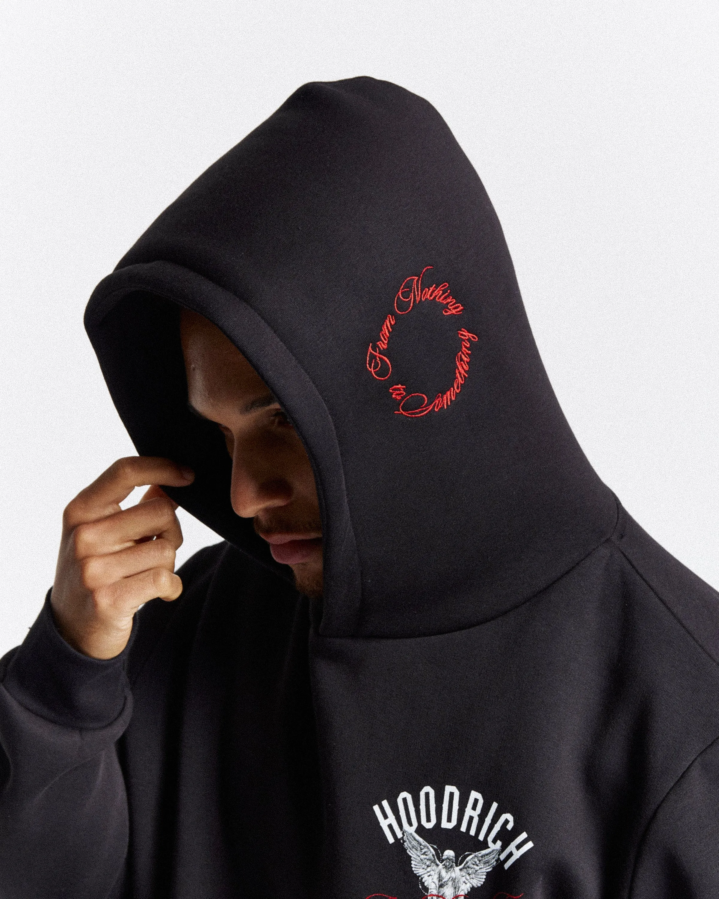 Vital Hoodie - Black/White/Red sold by Hoodrich product image thumbnail 3