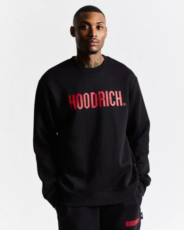 OG Core Sweatshirt - Black/Red sold by Hoodrich