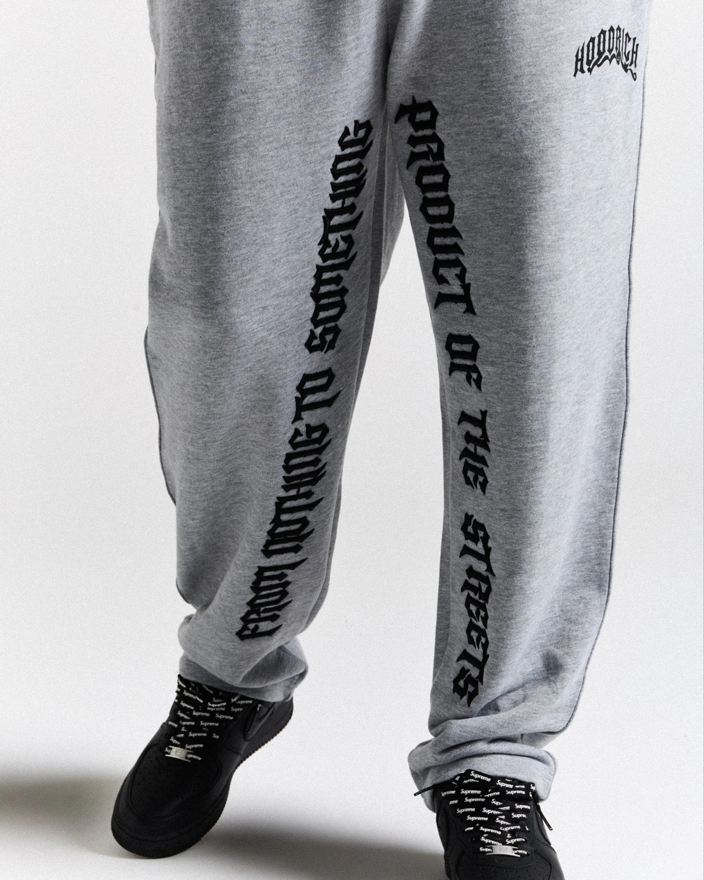 Ritual Oversized Joggers - Grey/Black sold by Hoodrich product image thumbnail 2