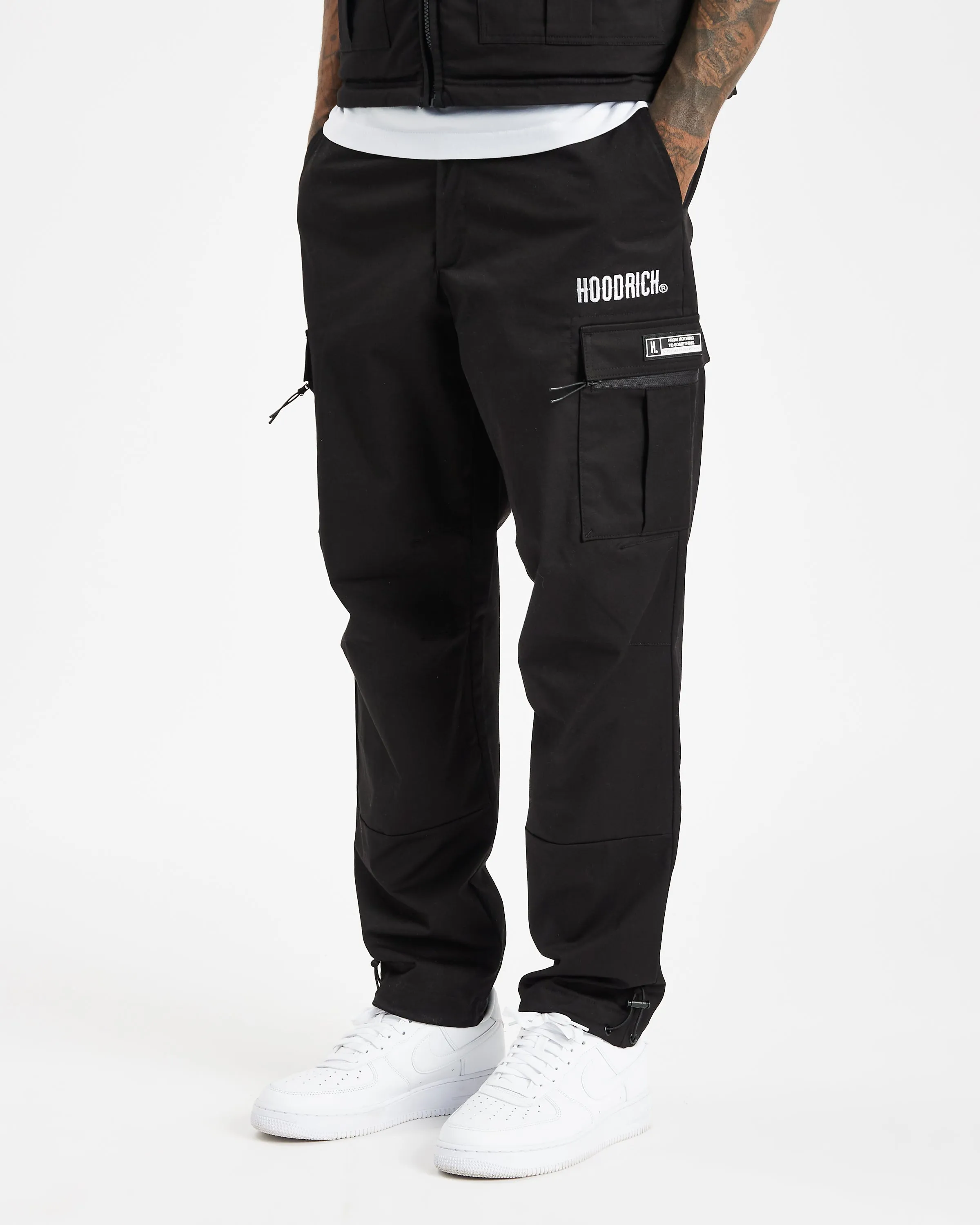 HOODRICH OG Trek Cargo Pants 新品タグ付き Hoodrich OG Trek V2 Cargo Pants - Black/White | Parallel