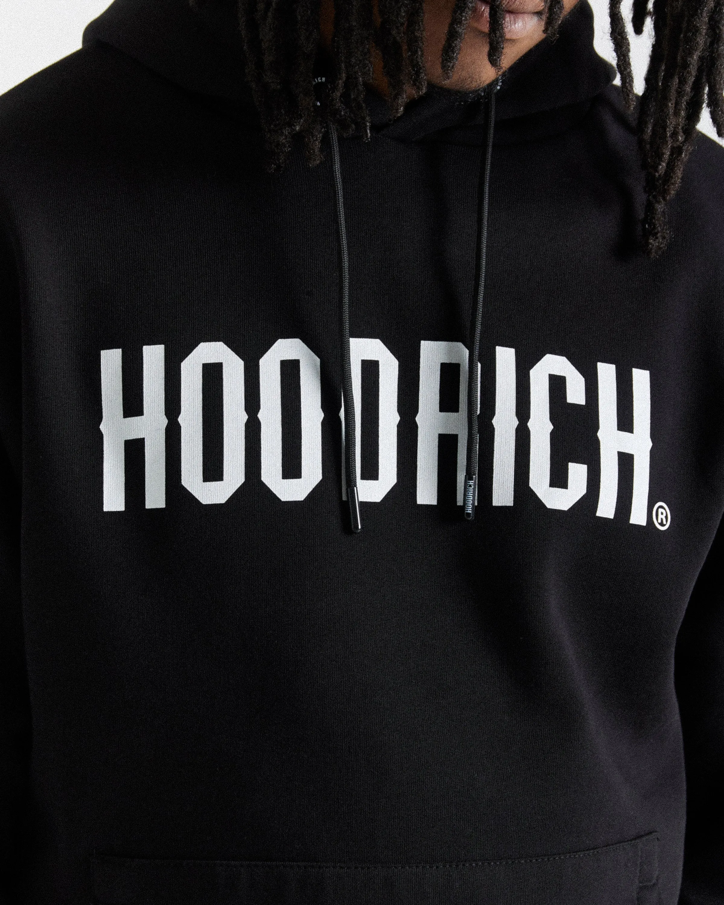 OG Core Hoodie - Black/White sold by Hoodrich product image thumbnail 4