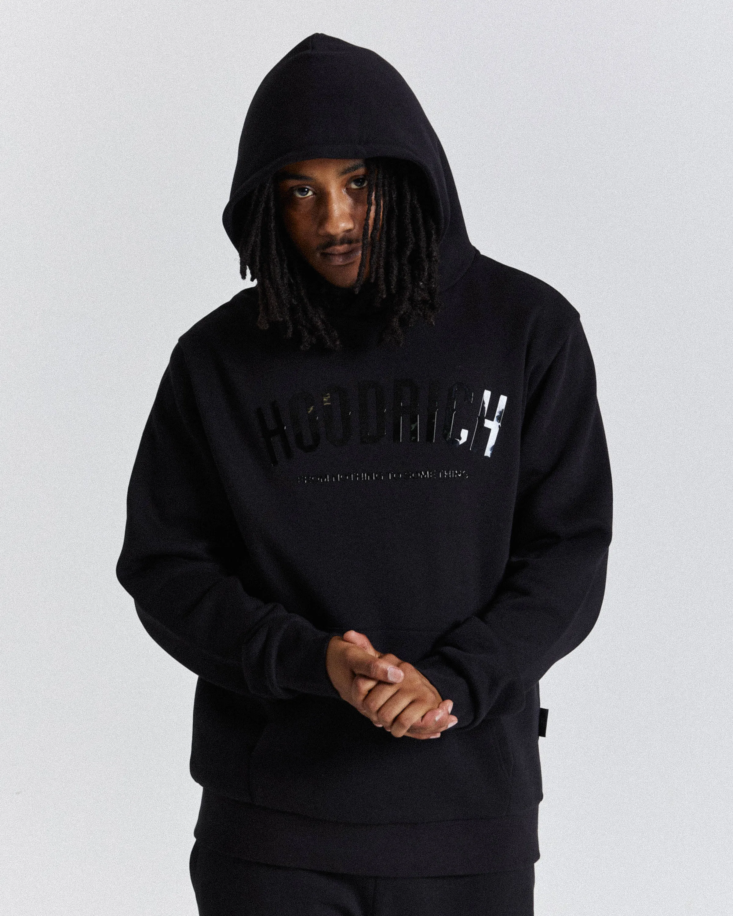Chromatic Hoodie - Black/Chromatic sold by Hoodrich