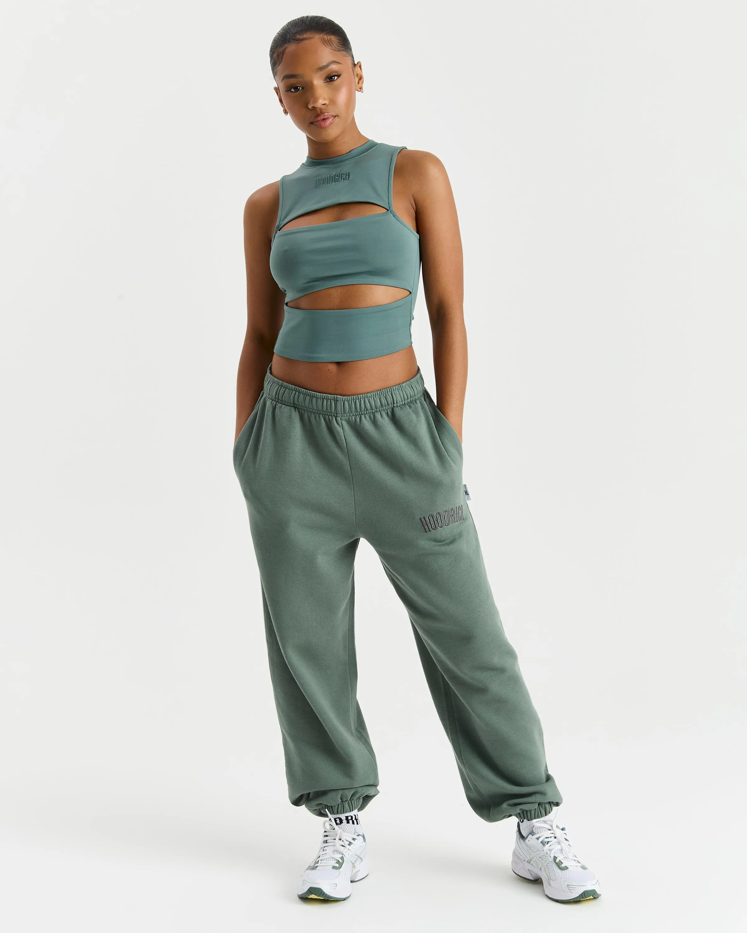 Surface Tank Top - Sage sold by Hoodrich product image thumbnail 2
