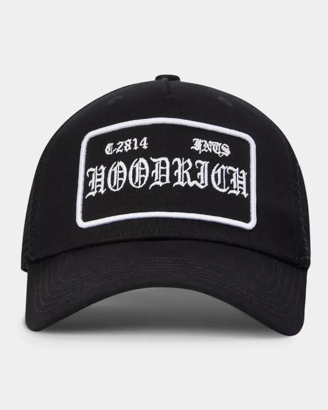 OG Block 5 Panel Trucker Cap - Black/White sold by Hoodrich