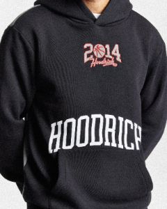 Menace Hoodie - Black/White/Red sold by Hoodrich