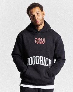 Menace Hoodie - Black/White/Red sold by Hoodrich