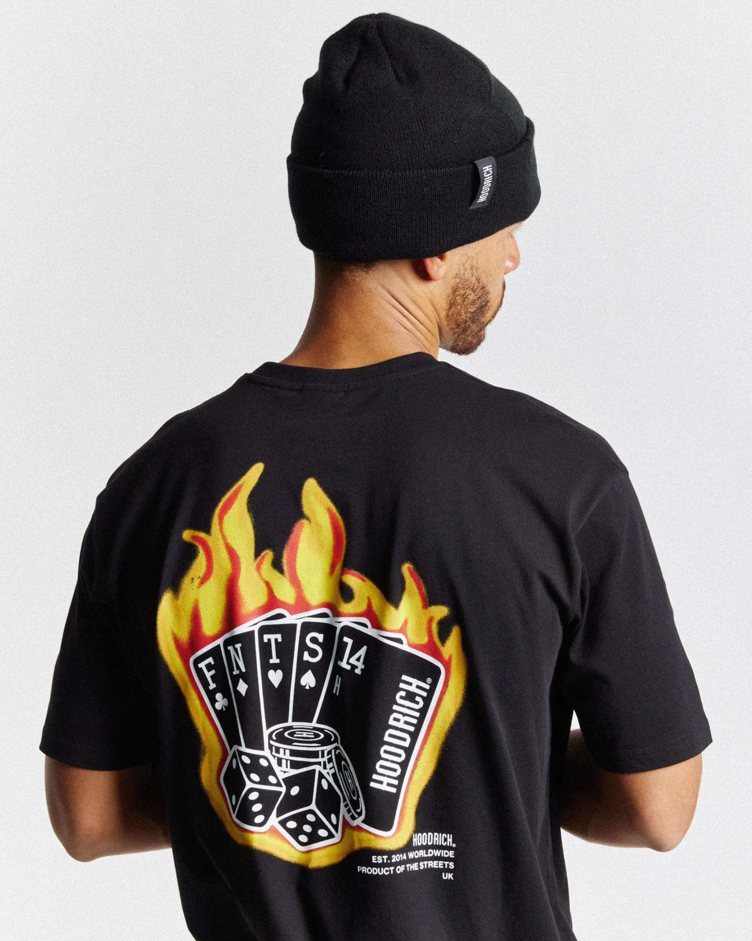 Luck T-shirt - Black/Graphic sold by Hoodrich product image thumbnail 3