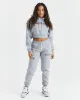 Calor Cropped Hoodie - Grey sold by Hoodrich