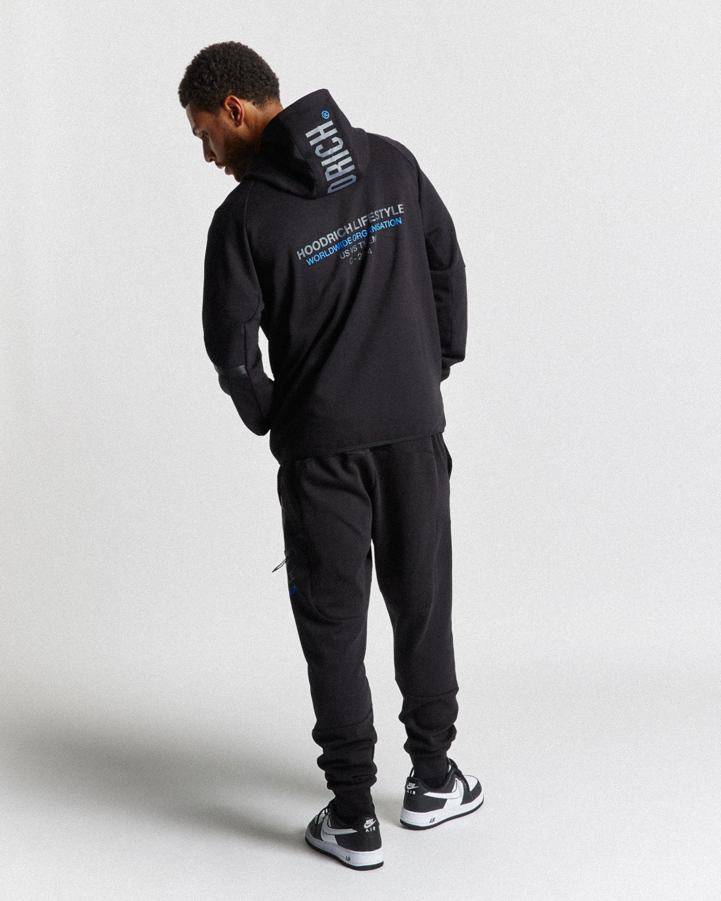 OG Cycle Full Zip Hoodie - Black/Grey/Blue sold by Hoodrich product image thumbnail 4