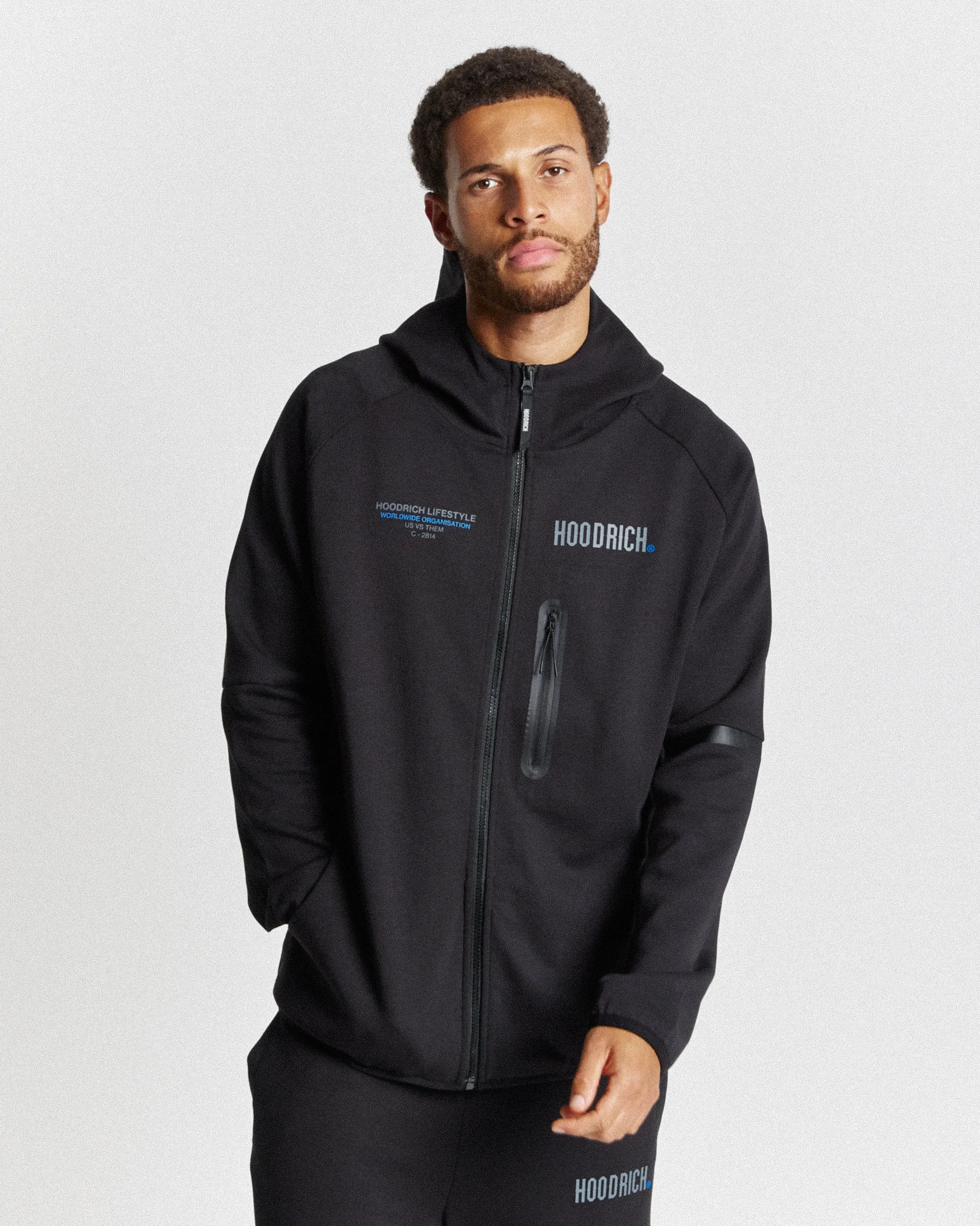 OG Cycle Full Zip Hoodie - Black/Grey/Blue sold by Hoodrich product image thumbnail 5