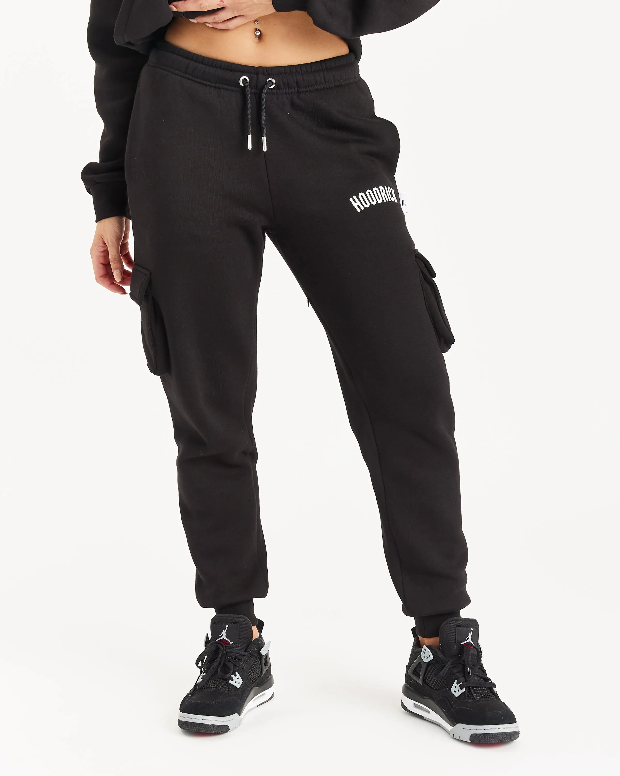 OG Luna Cargo Joggers - Black/White sold by Hoodrich product image thumbnail 4