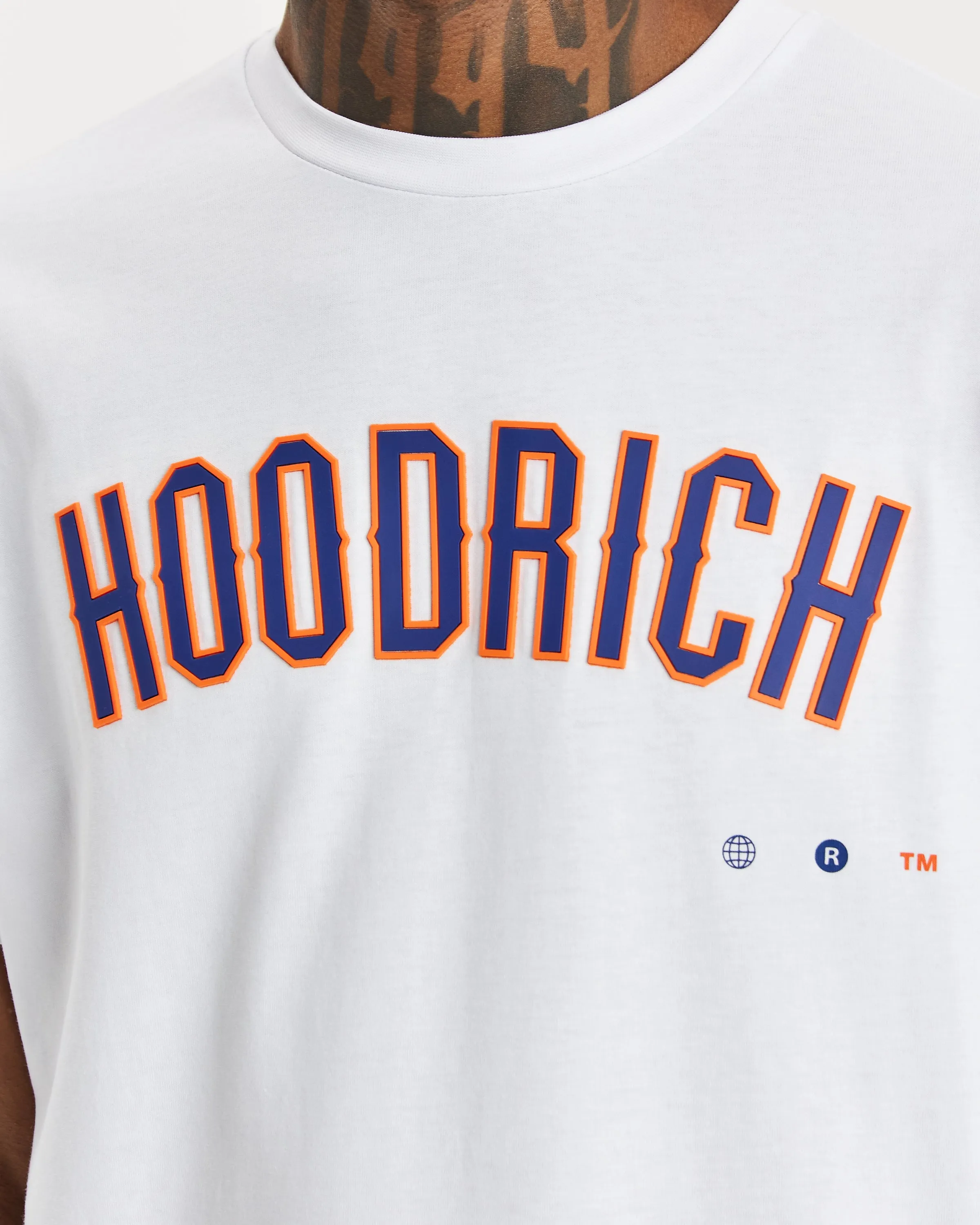 OG Build T-Shirt - White/Blue/Flame sold by Hoodrich product image thumbnail 3