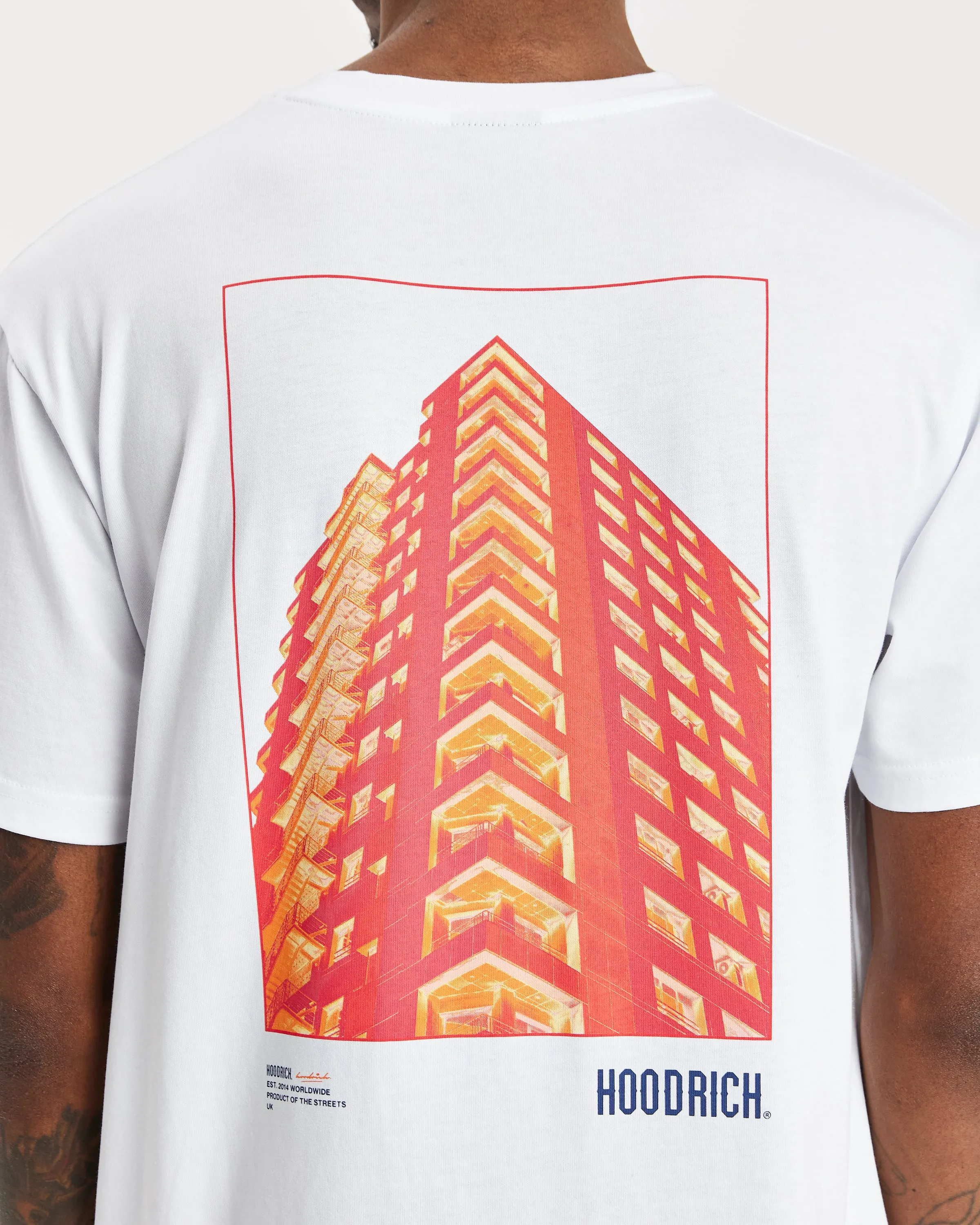 OG Build T-Shirt - White/Blue/Flame sold by Hoodrich product image thumbnail 5